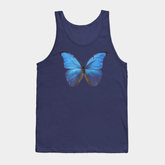 Blue Butterfly Lover photograph Tank Top by 1Y_Design